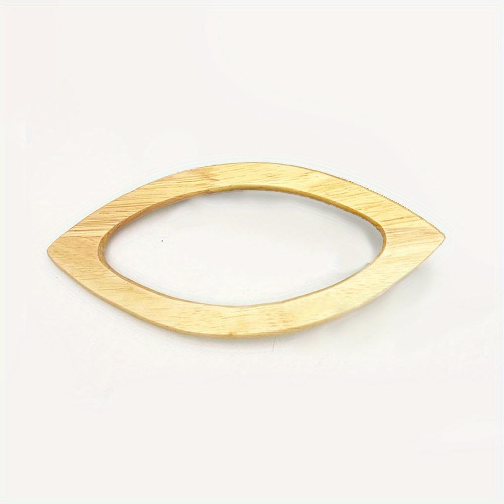 

Solid Wood Bag Handle Replacement DIY Tote Wood Bag Solid Handle Bag Classic Strap For Sewing Crochet Bag Wallet Accessories