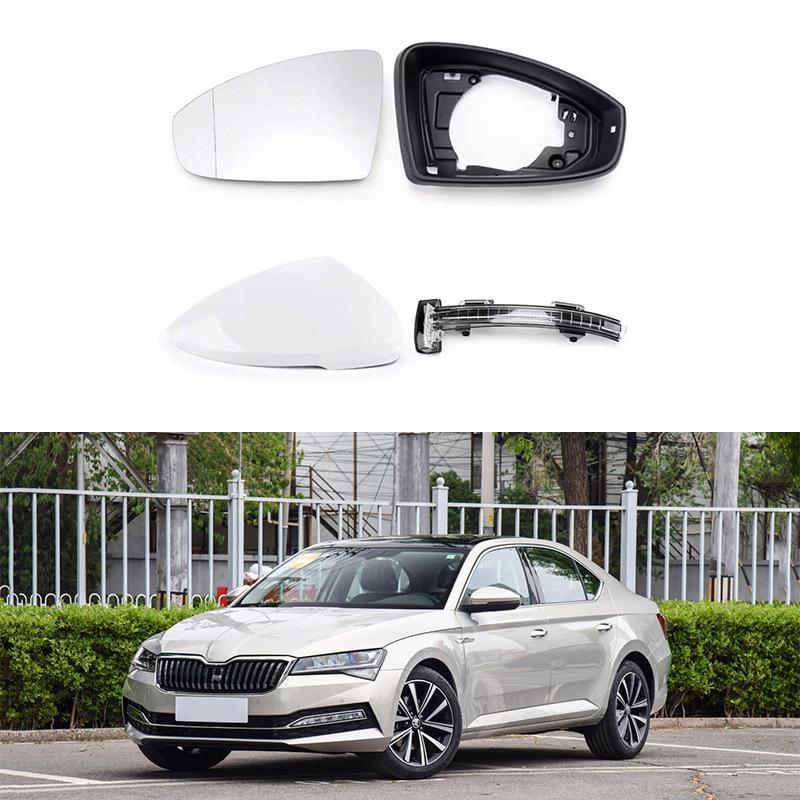 19-23 Škoda Superb Kryt zpětného zrcátka, Kryt, Sklo, Rám, Směrové světlo