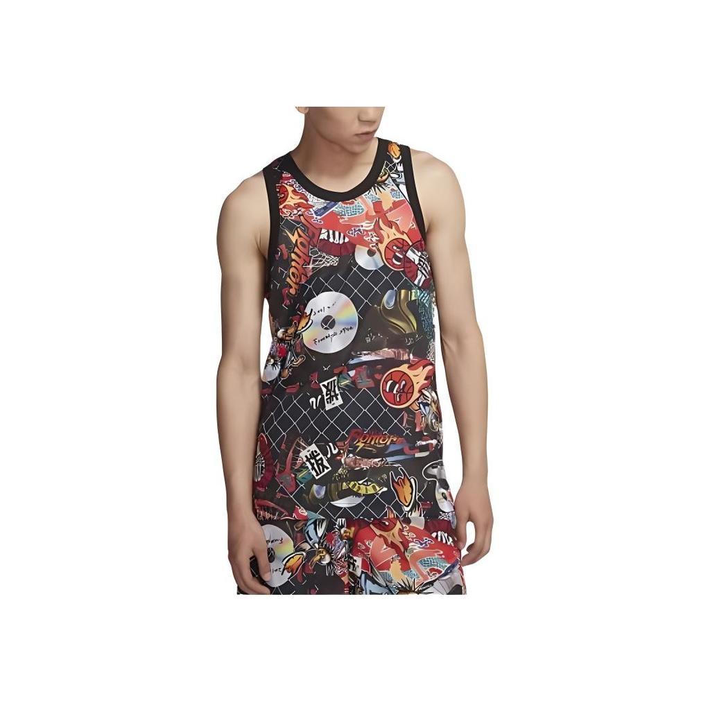 Nike Street Graffiti Basketball Sports Vest Men Tops Multicolor CK1182-018