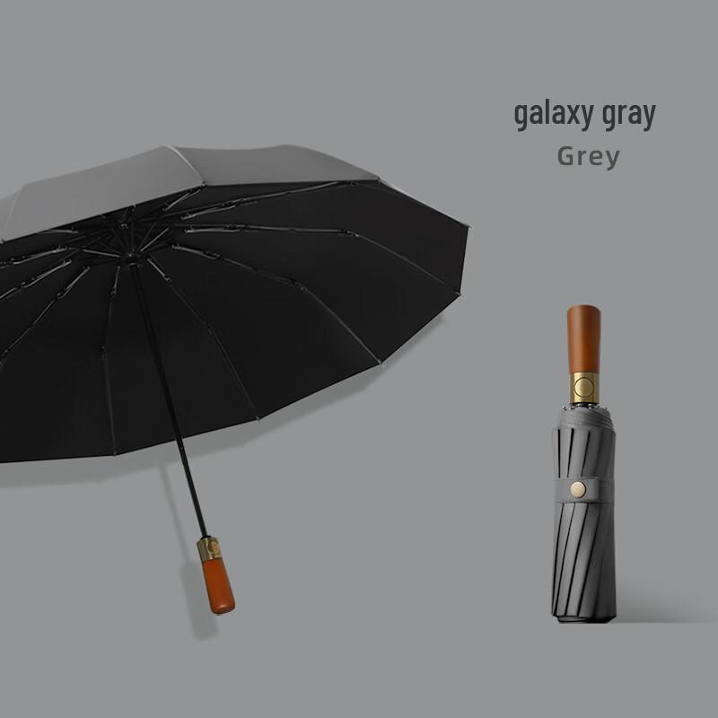 Automatic 12-Rib Folding Business Umbrella