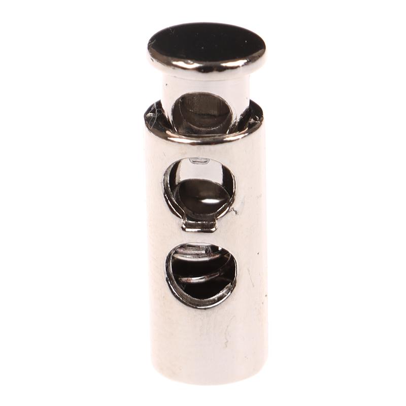 10Pcs Metal Stoppers Toggle Cord Locks Drawstring Lock Diy Apparel Accessories