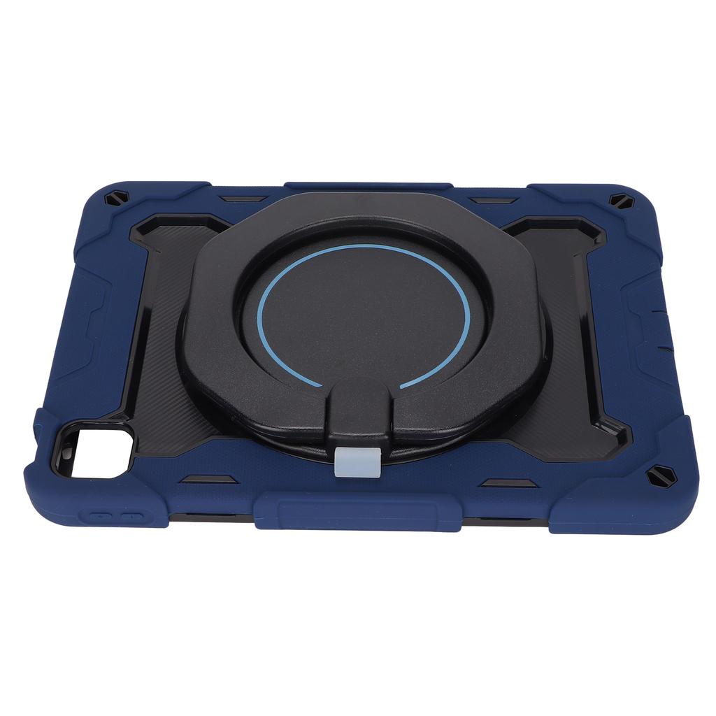 IOS Tablet Case 11in 3 Layer Shockproof Slim Tab Case with 360 Rotating Kickstand Shoulder Strap