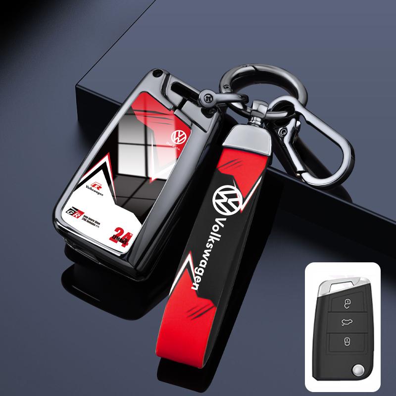 2026 Hot For VW VOLKSWAGEN Car Remote Key Case Keys Cover Shell for VW Tiguan 2023 Touran POLO T6.1 T-Roc Golf 7 Seat Ibiza Leon