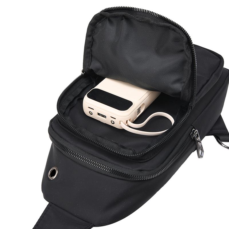 Men's Crossbody Bag Outdoor Shoulder Bag Commuter Waterproof Multifunctional Chest Bag