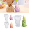 New Faceless Dwarf Silicone Molds 3D Gnome Fondant Scented Candle Clay Plaster Resin Crafts Mold 2025 Easter Gift Home Decor