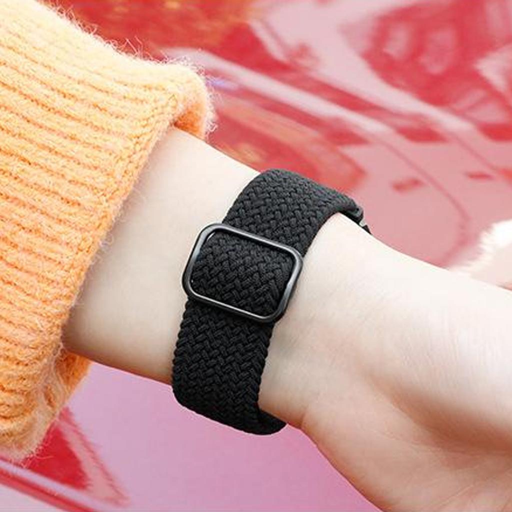 Bracelet en nylon tressé pour Samsung Galaxy Watch 8 40mm 44mm/Watch 8 Classic 46mm Bracelet sans espace pour Galaxy Ultra 2025 Bracelet en nylon