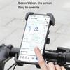 Phone Holder for Bike or Motocycels Automatic Locking Anti-Shock Bicycle Mobile Phone Holder Thickened Non-Slip Bracket