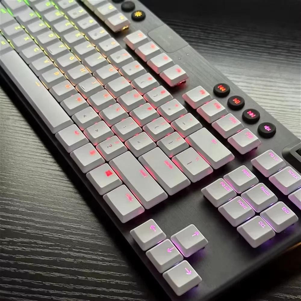 Geeignet für Logitech G913 Mechanische Tastatur DIY Tastenkappen G913TKL G915 G813 G815 Transluzente Tastenkappen
