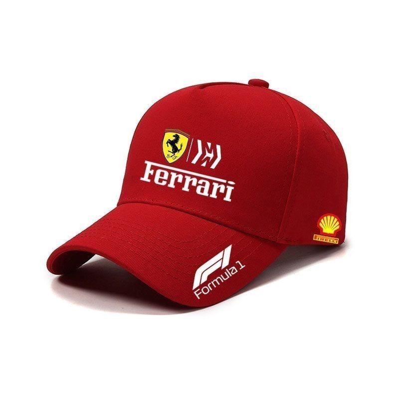 Ferrari F1 Team Racing Outdoor Cycling Sun Shade Baseball Cap for Ferrari Sp3 488 Sf90 F40 F8 458 296 Purosangue Roma 599 612
