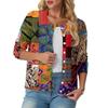 Women's Fashionable, Casual, Comfortable Floral Cardigan Jacket