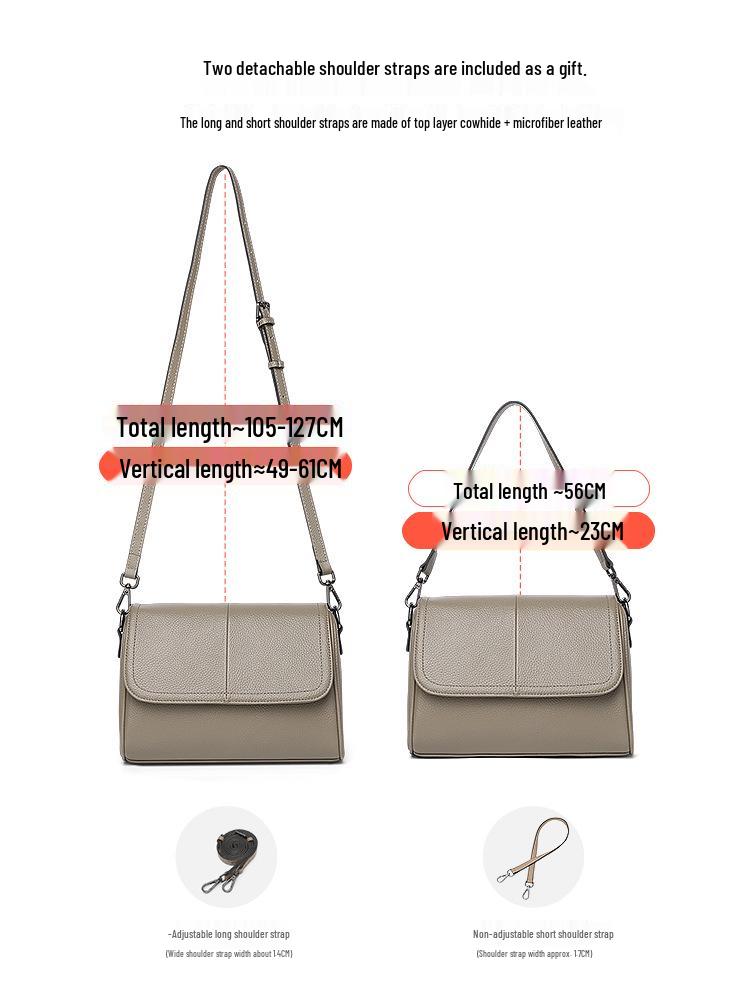 2025 Women's Large Capacity Soft Leather Crossbody Backpack with Magnetic Buckle Flap