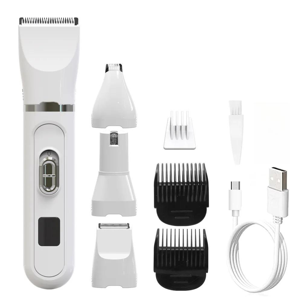Dog Hair Clippers Grooming Electric Pet Clipper Professional Silent Hair Cutter USB Rechargeable Pet Grooming Clipper