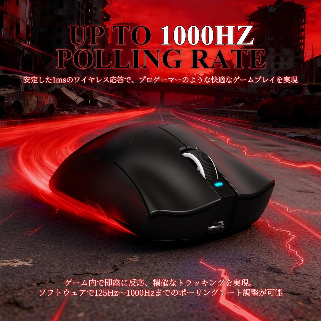 ATTACK SHARK V3PRO Wireless Gaming Mouse with RGB Charging BK52820 PAW3311 100 Million Switch High High Low Up To Ergonomic Technical Standards