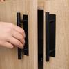 10 Pcs Punch-Free Self-Adhesive Furniture Door Handles for Bedroom Wardrobe - Wardrobe Pulls Home Hardware Door Knobs