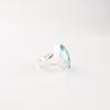 Sky Blue Topaz Gemstone 925 Stamped Silver Jewelry Handmade Women Designer Ring RR-23-3