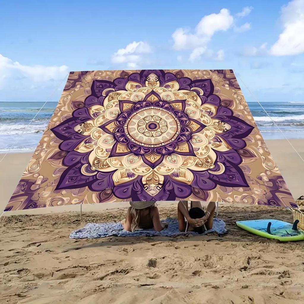 Portable Sun Shelter & Camping Tarp - Outdoor Tent and Picnic Ground Cover
