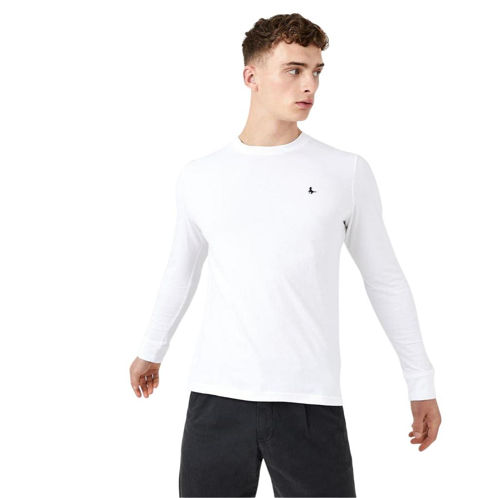 Jack Wills Mens Sandleford Crew Neck Long-Sleeved T-Shirt