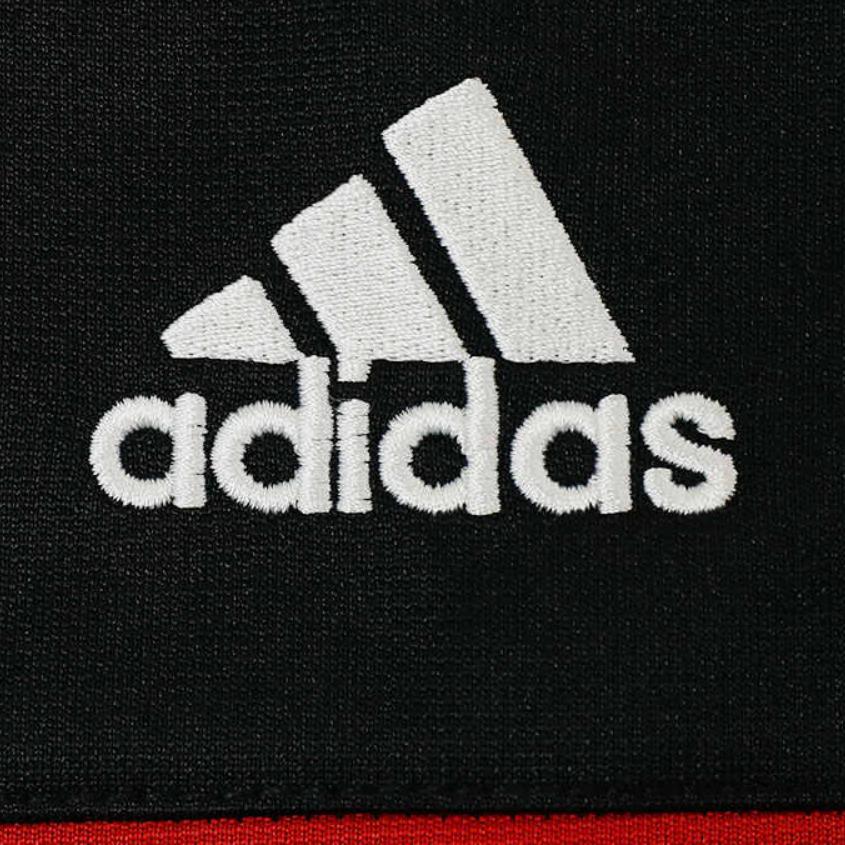Adidas Casual Striped Jacket Unisex Jackets Black Red TR60J1-BR