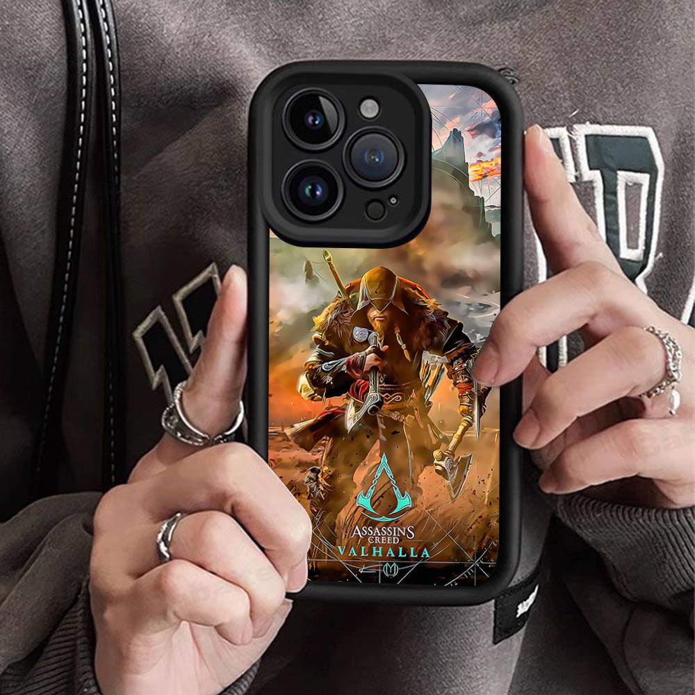 Funny A-Assassins Game C-Creed Silicone Phone Case for iPhone 17 Pro Max 16 15 14 13 12 11 Plus 17 Air
