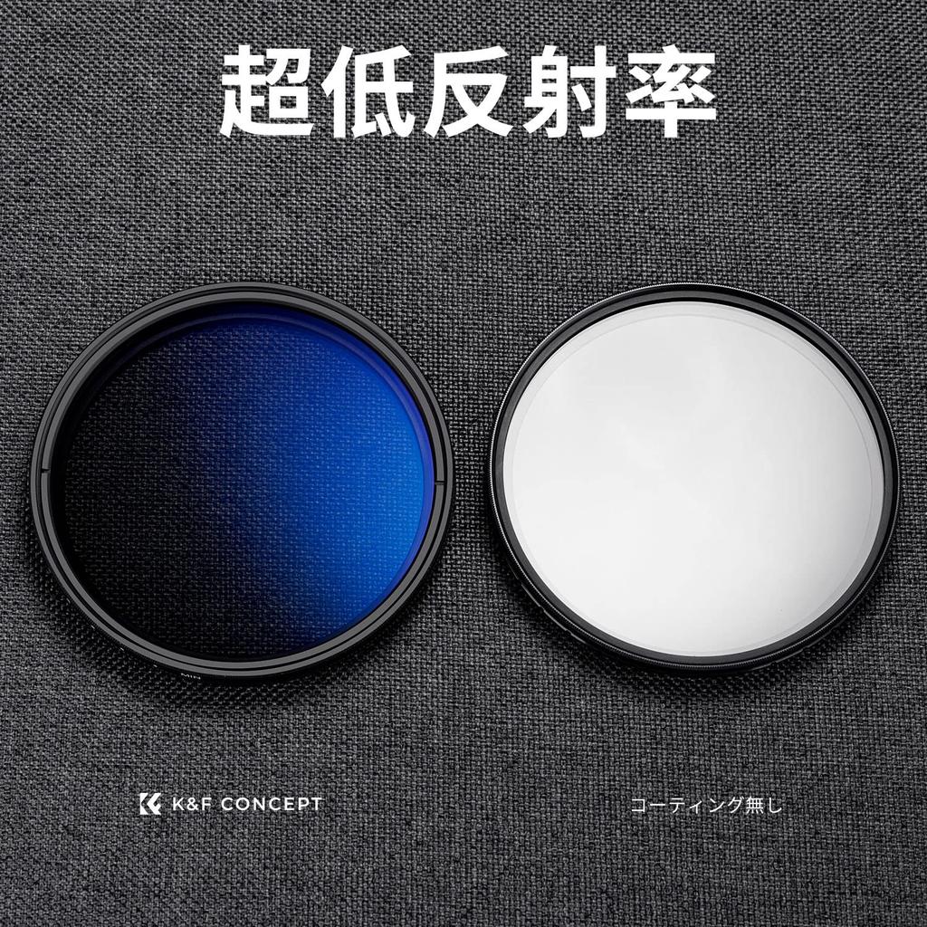 Concept 72mm Variable ND Filter Dedicated Filter Cap Included Japanese AGC Optical Glass 18 Layer Coating Water Repellent Stain Resistant Thin Lens