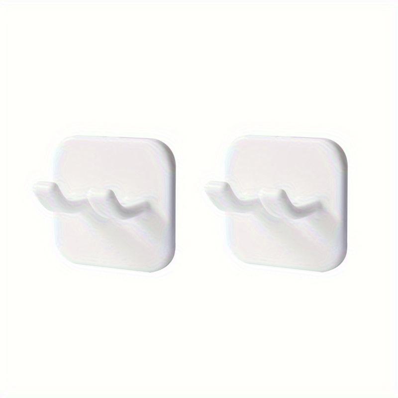 Waterproof Self-Adhesive Razor Hanger - Easy-to-Install Wall Hooks for Razors, Plugs, Bathrobes & Towels - Hypoallergenic