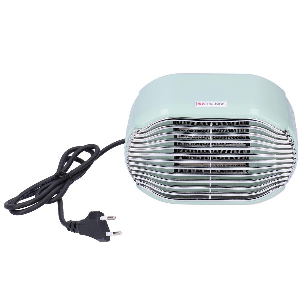 800W Winter Office Mini Electric Desktop Heating Fast Energysaving Fan Heater  (vert )