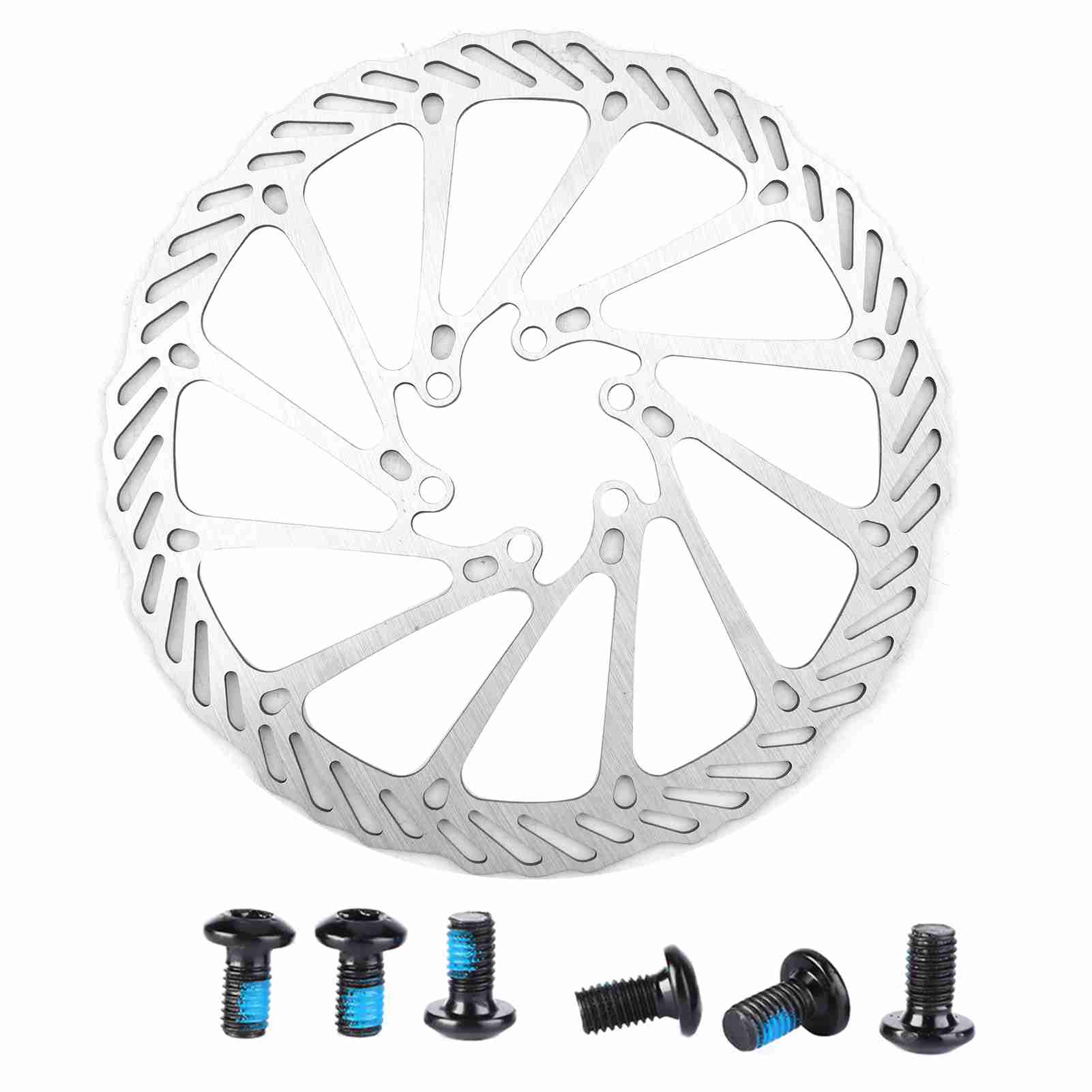 

Mountain Bike Stainless Steel Brake Disc Bicycle Brake Pad Braking Part (180mm)