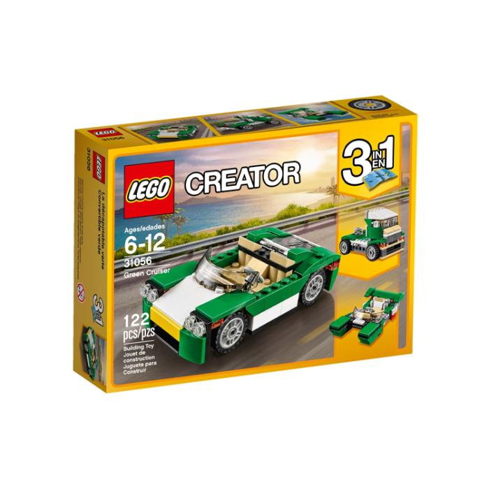 LEGO LOGO Creator 3 In 1 Green Convertible Building Blocks 122 Pcs/pzs 31056