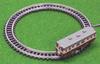 Z gauge curved rail without 2 model railroad supplies roadbed, R45mm, 180°, pieces, R091,