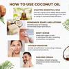 Organic Forest 100% Chemical Free Pure Cold Pressed Coconut Oil | Coconut Oil Cold Pressed,Cold Pressed Pure Coconut Hair Oil | 100 ML
