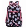 Floral Embossed Kids Backpack With Breathable Fabric For School And Outings