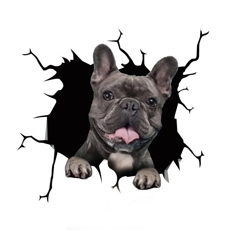 Animal Car Stickers Waterproof PVC Auto Scratch Occlude 3D Simulation Electrostatic Decal Car Window Home Decoration