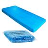 Waterproof Fitted Sheet 90cm x 210cm Blue With Elastic Band Med Comfort Mattress Cover 10 Pcs