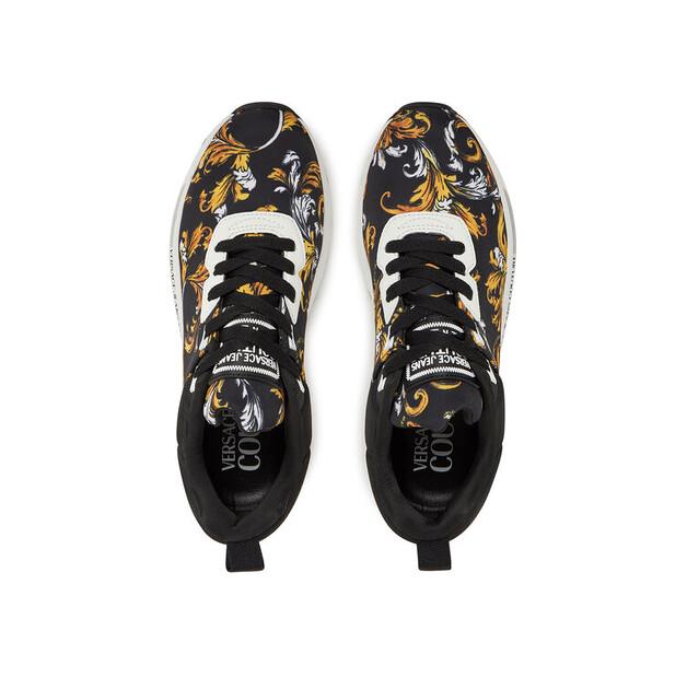Мужские кроссовки Versace Jeans Couture 78ya3sa1 чёрные