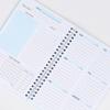 A5 English Weekly Spiral Schedule Notebook