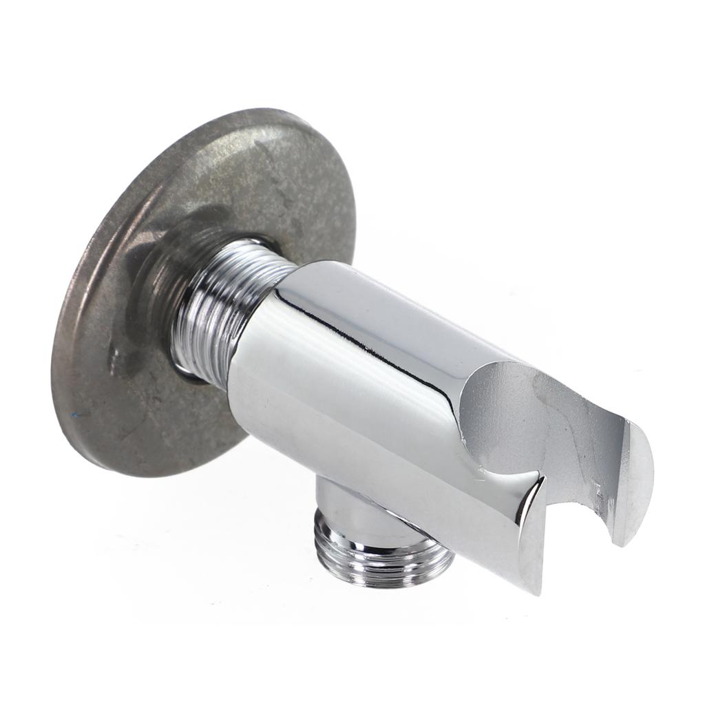 Shower Head Holder Wall Mounted Outlet Elbow Shower Hose Connector Head Holder Bracket Holder Base Bathroom Accessories