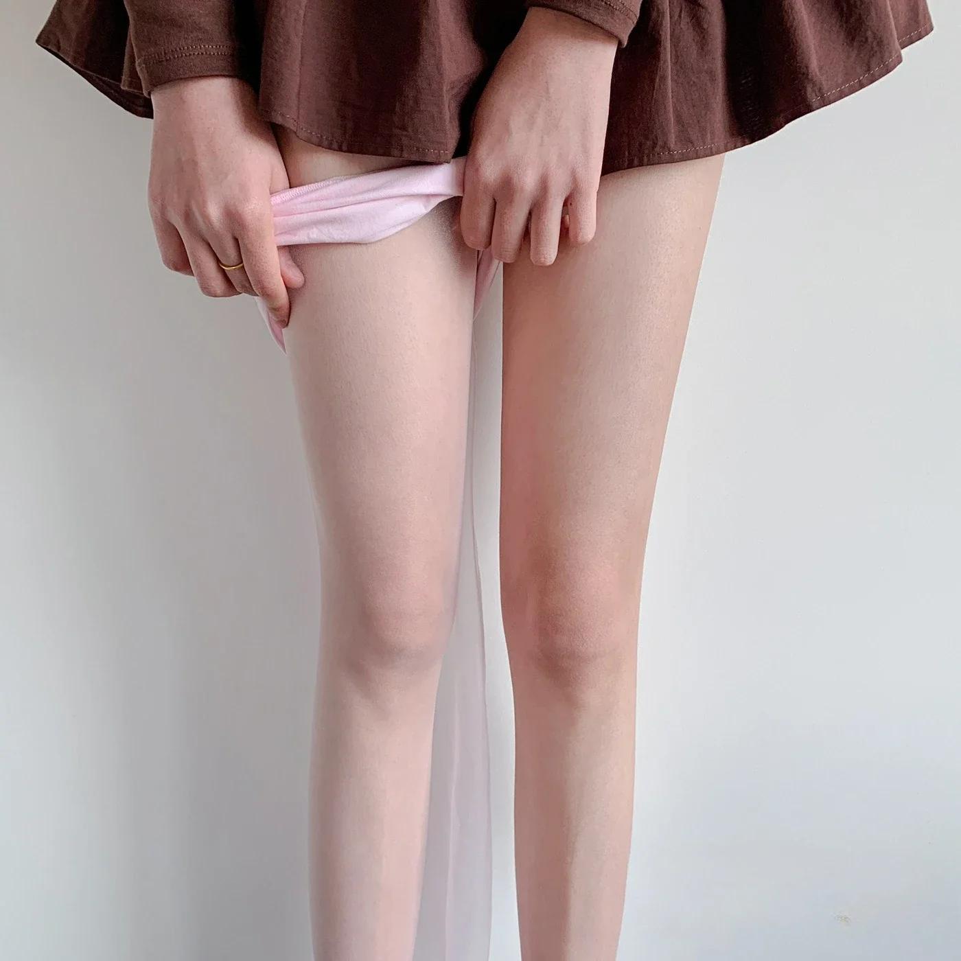

1/3Pcs Green Ultra-Thin Sexy Tights 0D Menthol Mambo Women Summer Transparent Seamless Girls Elastic Sheer Pantyhose Stockings One Size