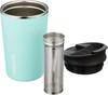 Onishi Ken Seihan RED EARTH Stainless Steel Short Tumbler, Mint Green, Size Approx. 8.2 H15.5, REA-2802