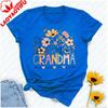 Personalized Wildflower Grandma Shirt Custom Floral Mama Sweatshirt Nana Gigi Grandma Floral Shirt Mothers Day Gift for Grandma