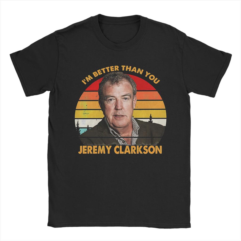 Richard Hammond Top Gear The Grand Tour Jeremy Clarkson T-Shirts für Unisex T-Shirt Rundhals T-Shirt Kurzarm Kleidung