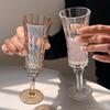 ZISIZ French Embossed Champagne Glass