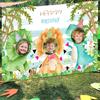 Dinosaur Birthday Polyester Background Mermaid Party Decor Kids Wedding Birthday Party Supplies Baby Shower Under The Sea Party