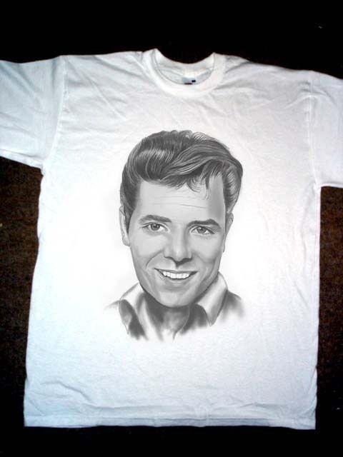

Airbrushed Portrait Of Cliff Richard Unisex T-Shirt