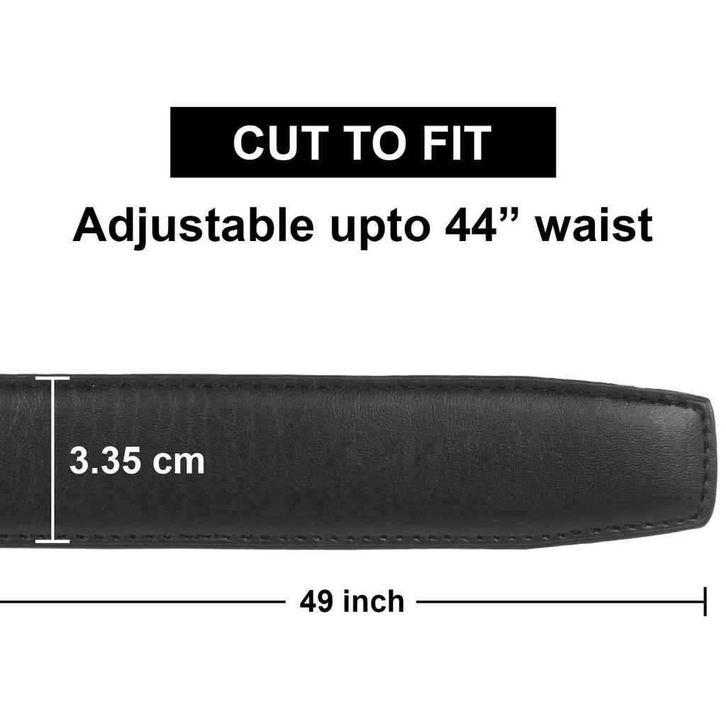 Men's PU Leather Auto Lock Belt