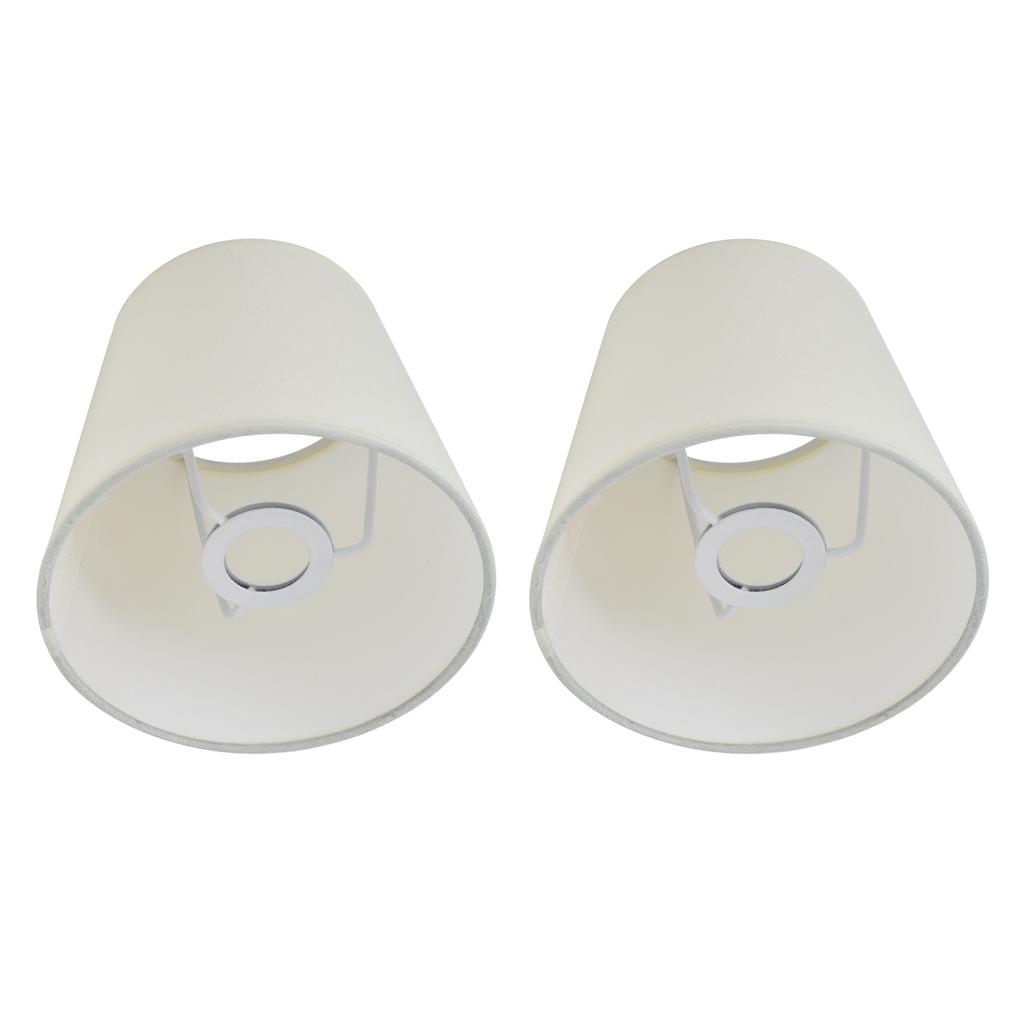 2Pcs Indoor Lamp Shade European Style Fabric Lampshade for E14 Chandelier Table Lamp Floor LampPX17