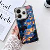 Santorini Greece Summer Plating Phone Case For Xiaomi Redmi Note 14 15 Pro Plus 13 12 11 11S 11T 10 9S 9 5G Anti-Fall Airabag Co