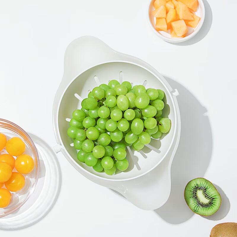 Chahua Oubozhi Clever Spin Plastic Fruit Drain Basket