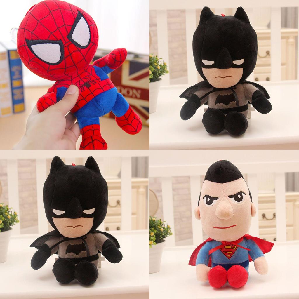Colorful Avengers Plush Toy Collection With Spiderman Captain America Ironman Design