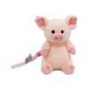Cartoon Pig Plush Toy With Soft Short Pile For Kids Gift And Bag Decoration