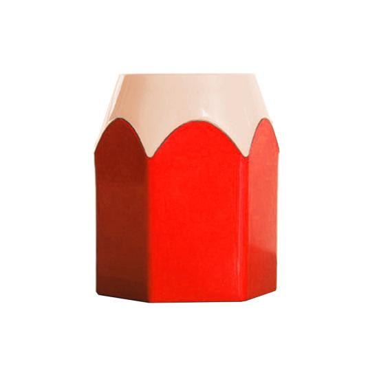 Liebevoller Farbblock-Desktop-Stifthalter Home Make-up Pinsel Aufbewahrungsbox Behälter